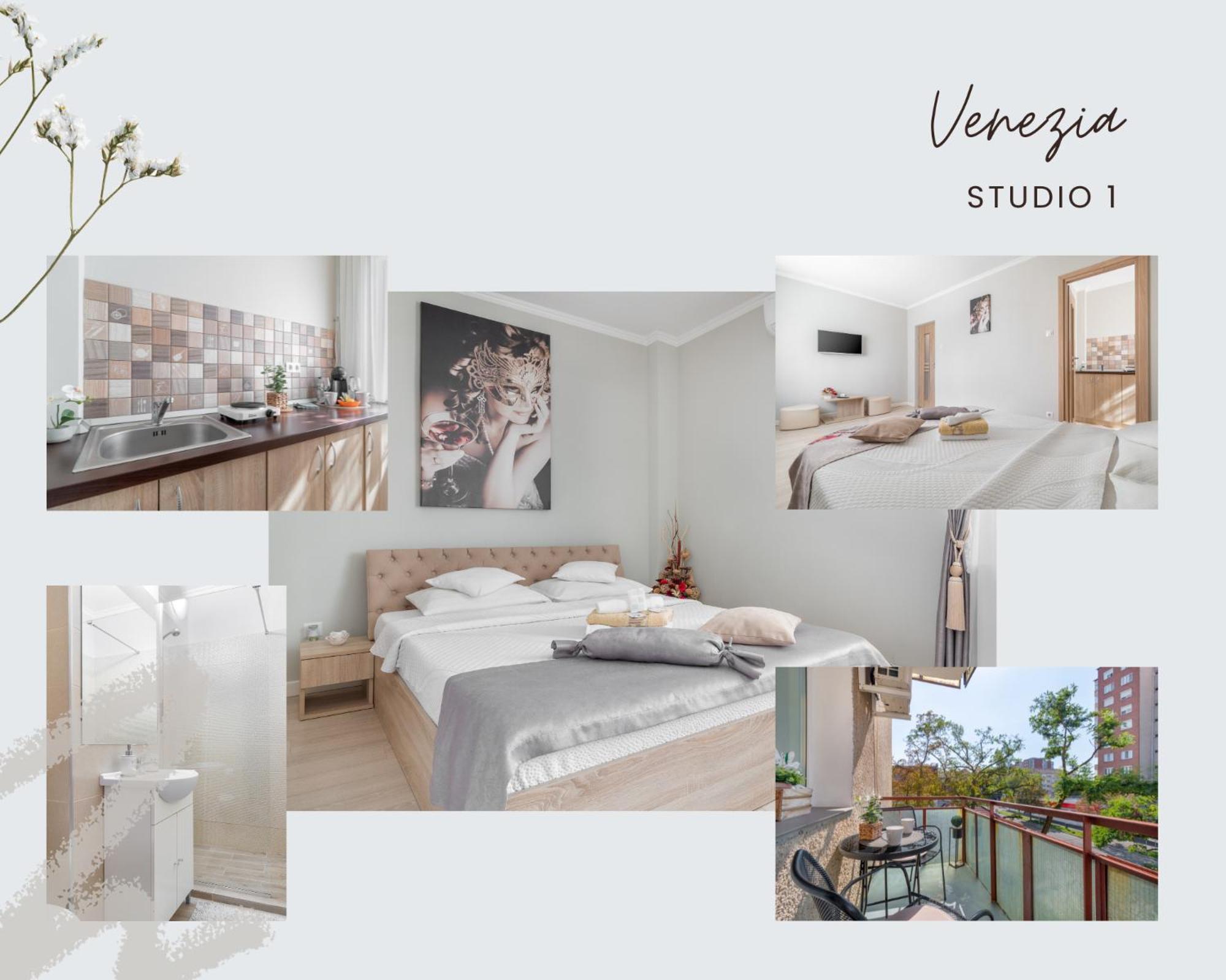 Venezia Studio Apartment Орадя Экстерьер фото